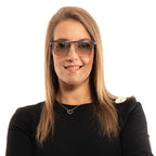 Silver Metal Sunglasses