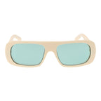 Beige Acetate Sunglasses