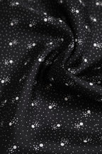 Black White Printed Square Men Foulard Scarf