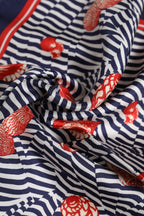 Multicolor Seashells Square Men Foulard Scarf