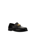 Black Calf Leather Bos Taurus Slip-On Loafers
