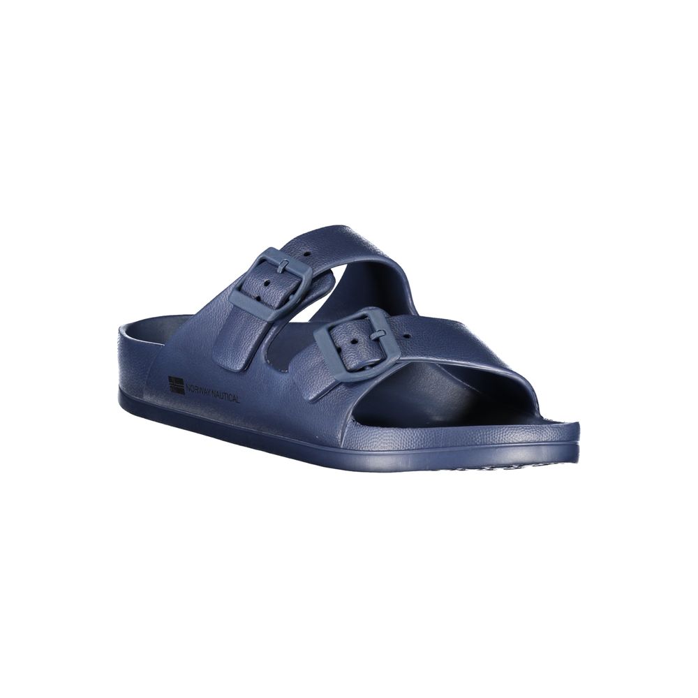 Blue Plastic Mens Slipper