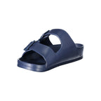 Blue Plastic Mens Slipper