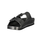 Black Plastic Mens Slipper
