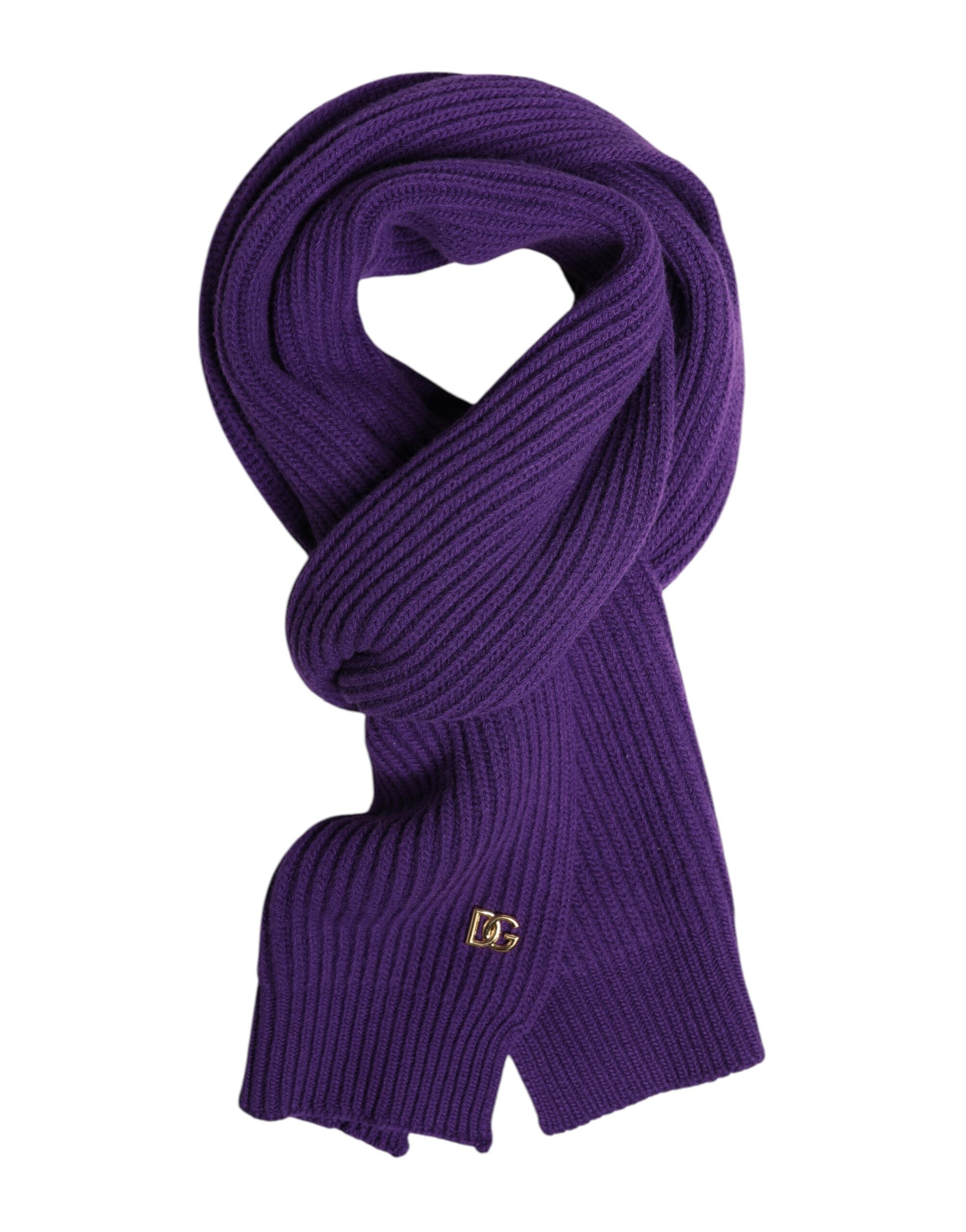 Purple DG Logo Neck Warmer Wrap Shawl Scarf