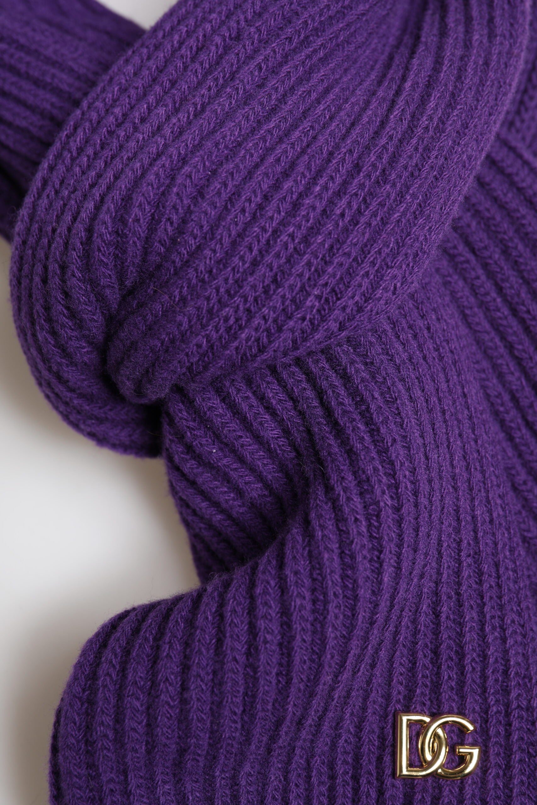 Purple DG Logo Neck Warmer Wrap Shawl Scarf