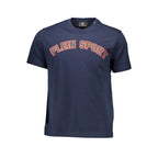 Blue Cotton Men's T-Shirt