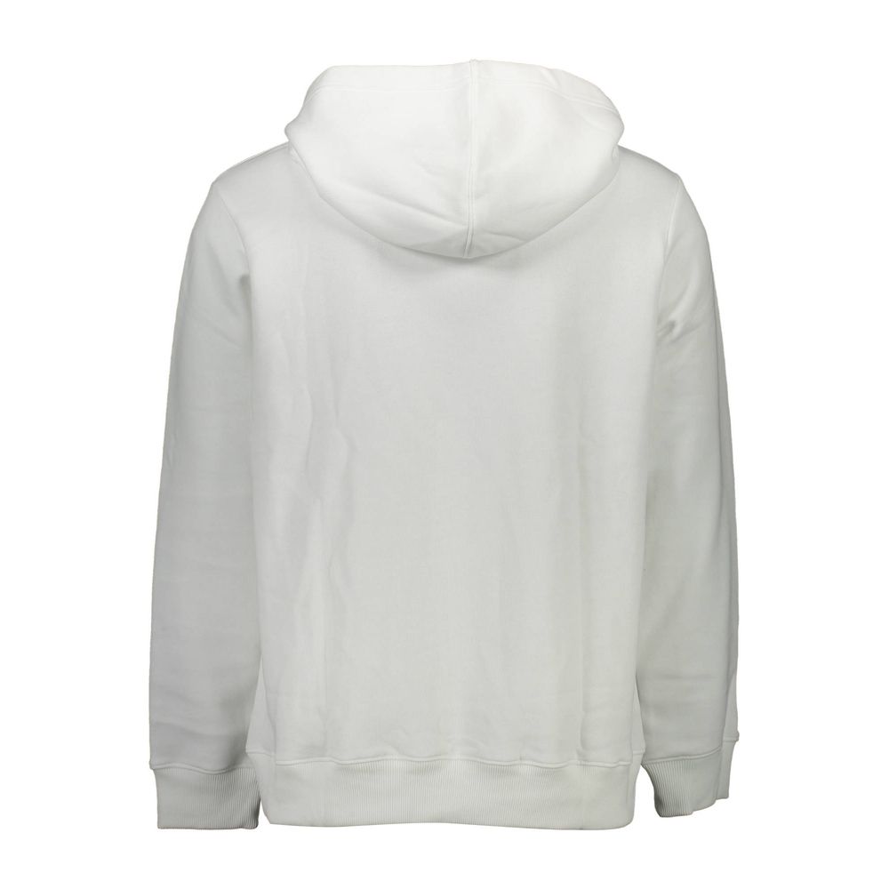 White Cotton Men's Hoodie