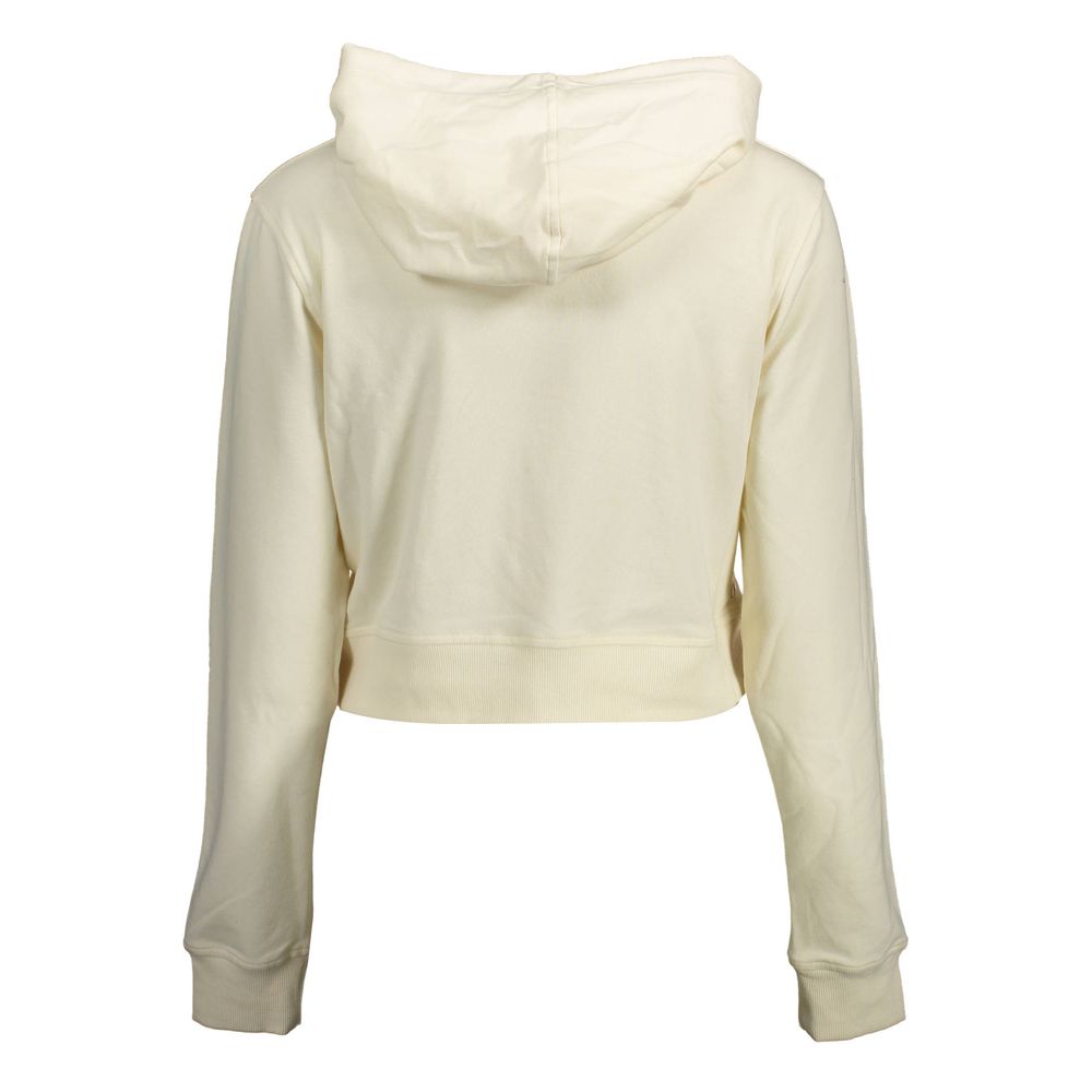 Bianco Cotton Women Sweatshirt