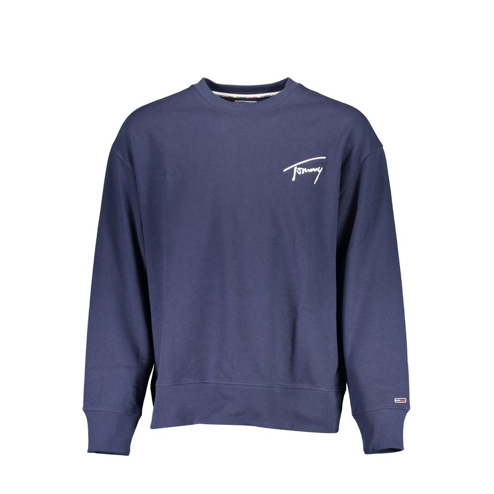 Blue Cotton Men's Sweatshirt