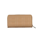 Beige Polyester Women Wallet