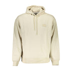 Beige Cotton Mens Sweatshirt