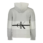 Gray Cotton Men Sweatshirt
