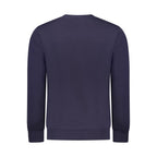 Blue Cotton Men Sweater
