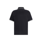 Black Cotton Polo T-Shirt
