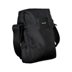 Black Polyester Men's Shoulder Bag