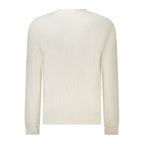 White Cotton Men's Long-Sleeve T-Shirt