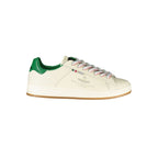 White Polyurethane Men Sneaker