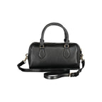 "Nero Poliuretano Woman Handbag"