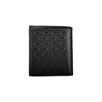Black Polyurethane Men Wallet