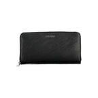 Black Polyurethane Women Wallet