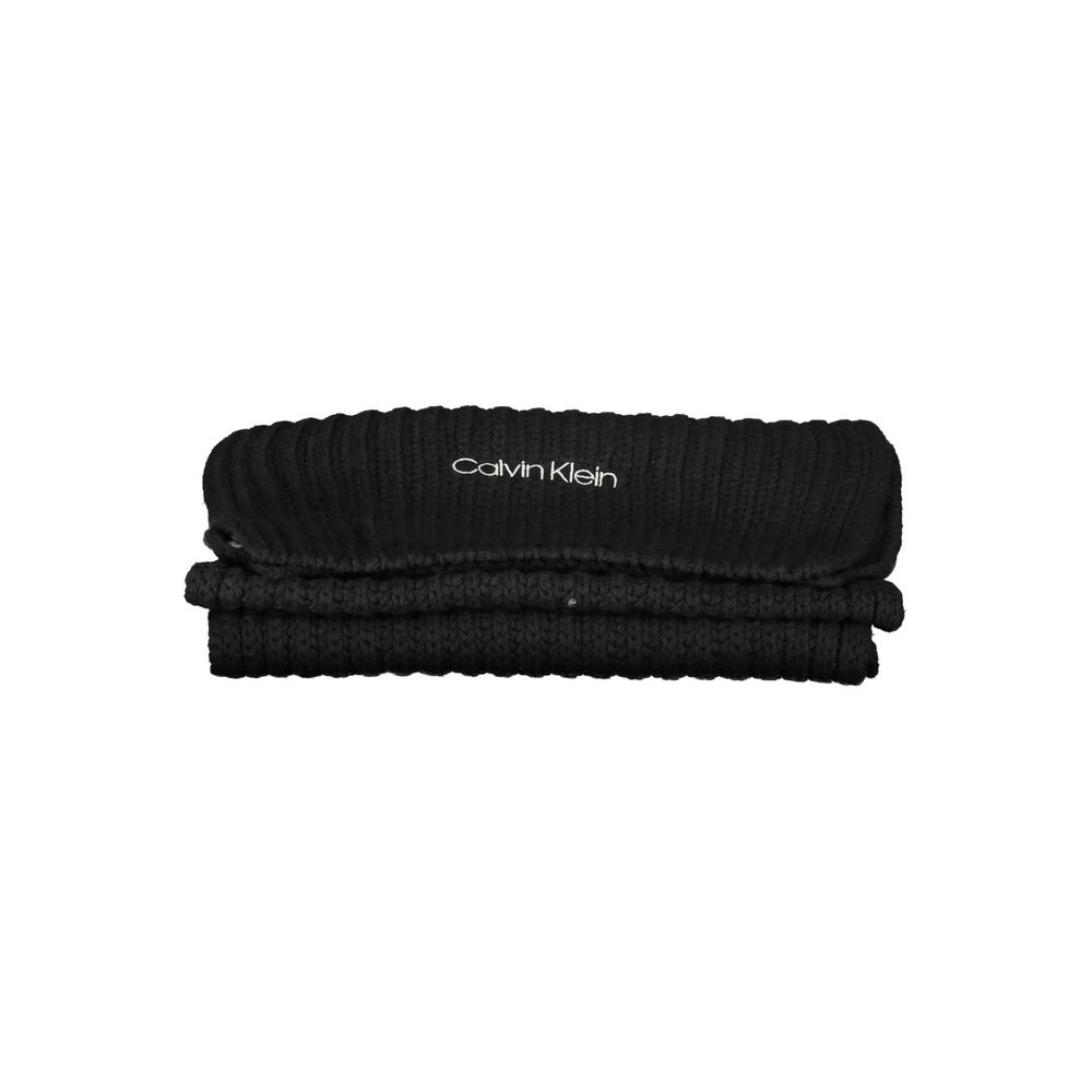 Black Cotton Women Scarf