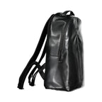 Black Polyester Men's Backpack