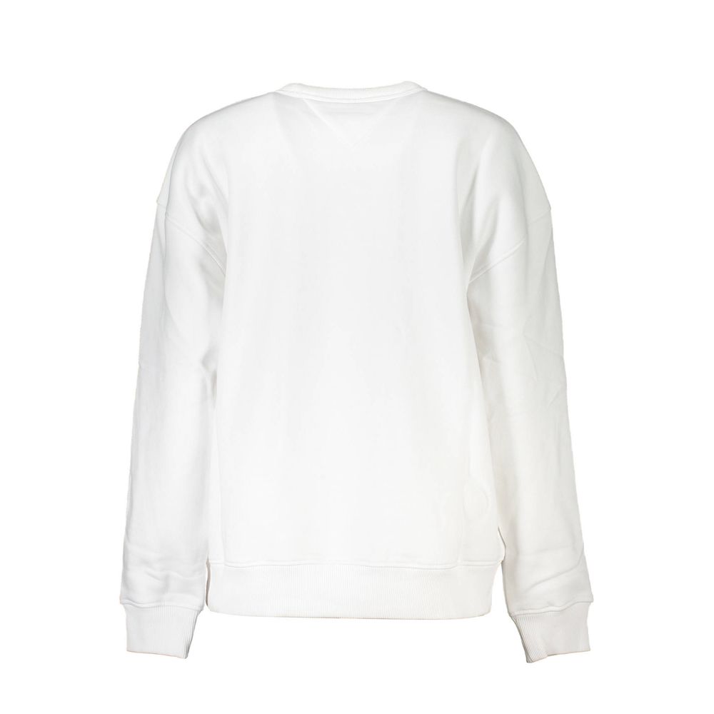 Bianco Cotton Women Sweatshirt