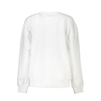 Bianco Cotton Women Sweatshirt
