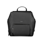 Nero Polyester Women Backpack