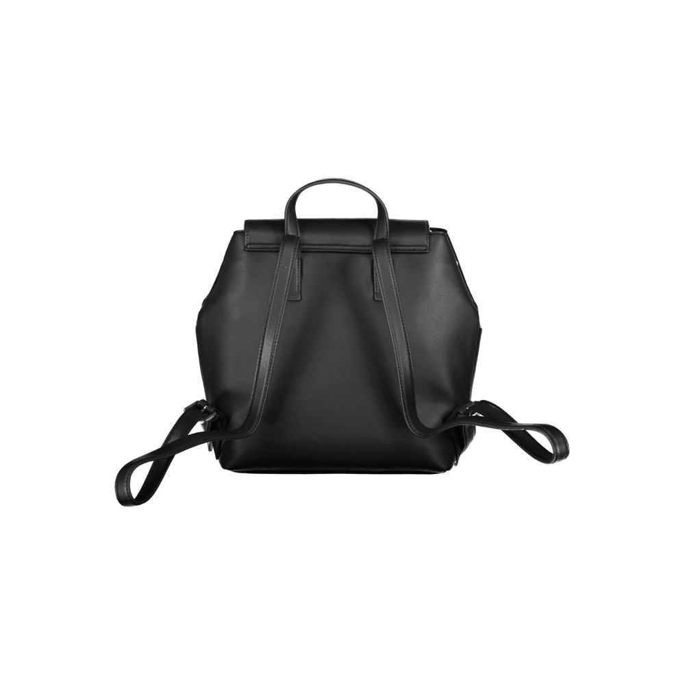 Nero Polyester Women Backpack