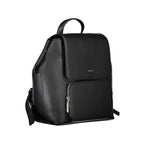 Nero Polyester Women Backpack
