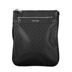 Black Polyester Men's Shoulder Bag