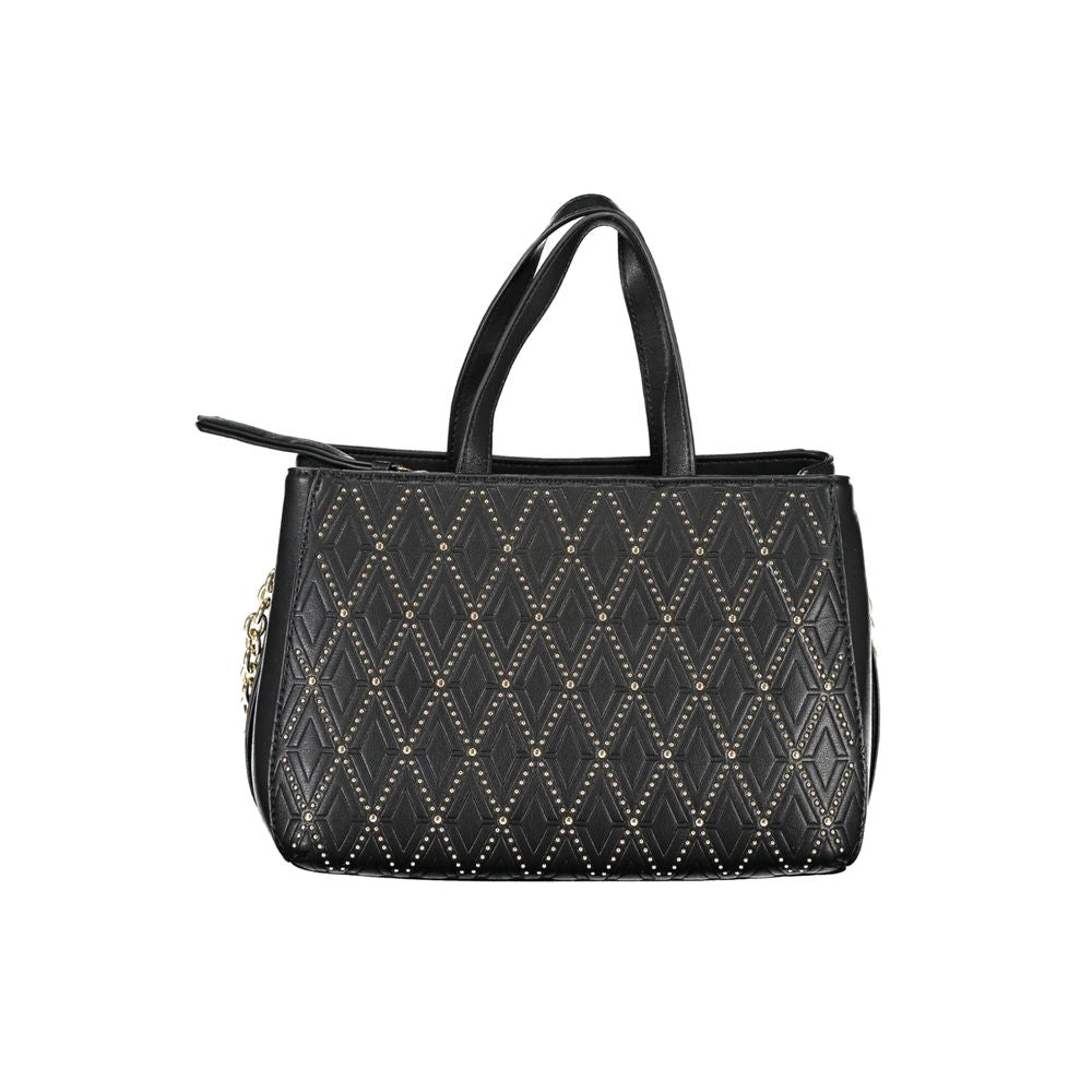 Nero Polyurethane Women Handbag