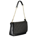 Nero Polyurethane Women Handbag
