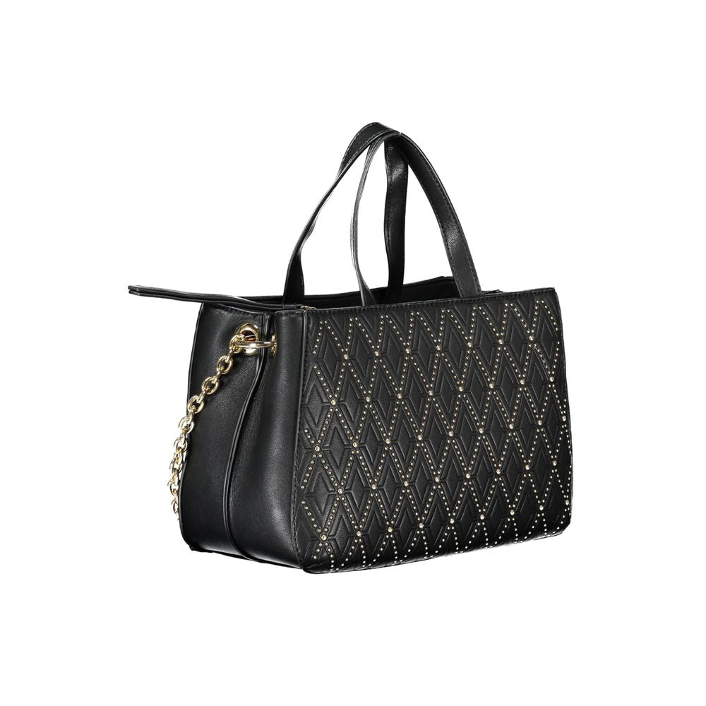 Nero Polyurethane Women Handbag