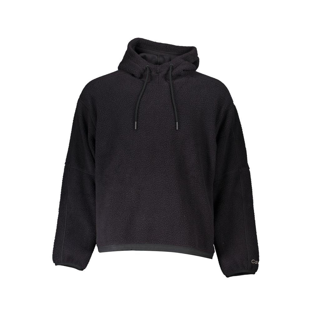 Black Polyester Men's Sweatshirt