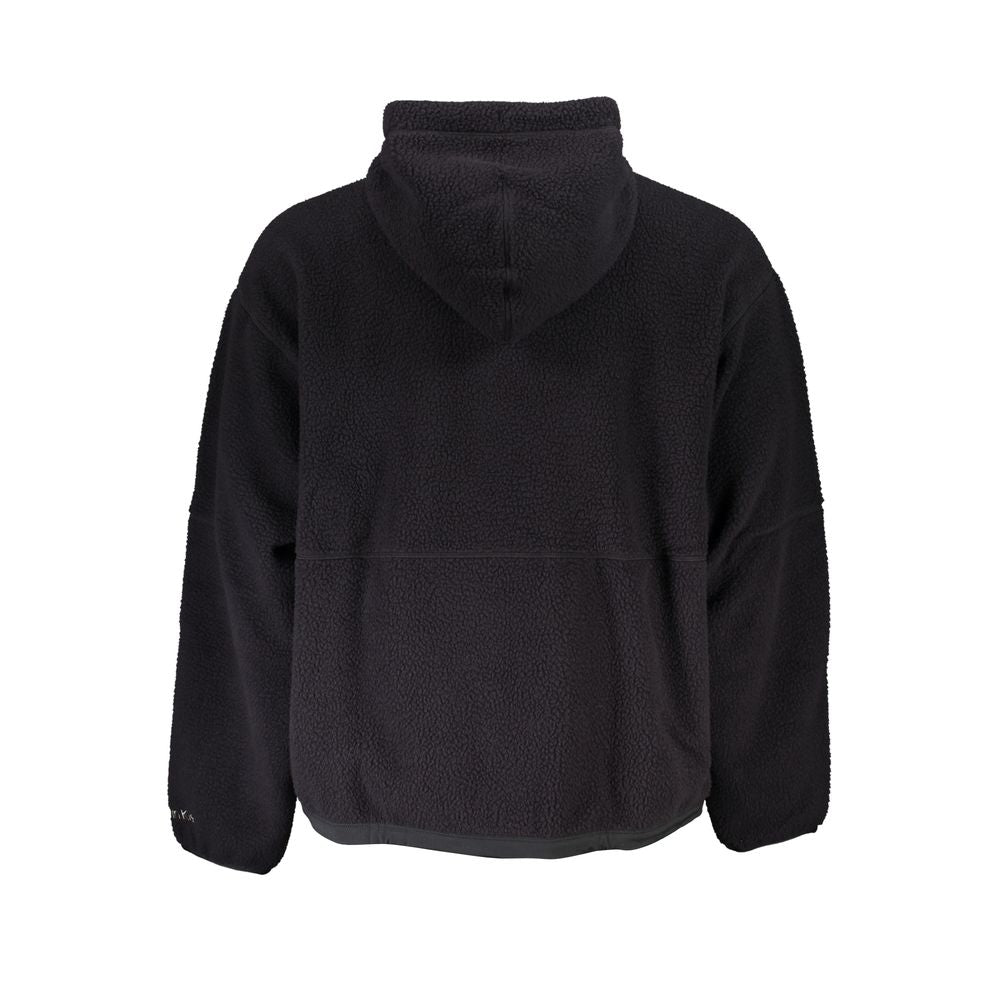 Black Polyester Men's Sweatshirt