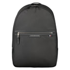 Black Polyester Men's Backpack
