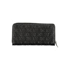 Black Polyurethane Women Wallet