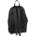 Black Polyester Men's Backpack