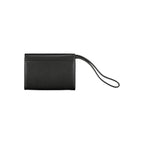 Black Polyester Women Wallet