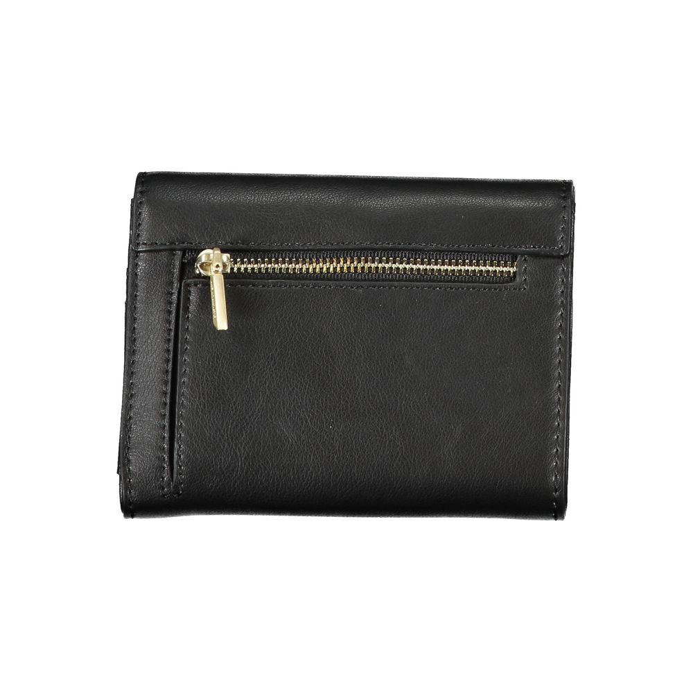 Nero Polyurethane Women Wallet