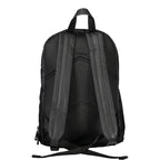 Black Polyester Men's Backpack