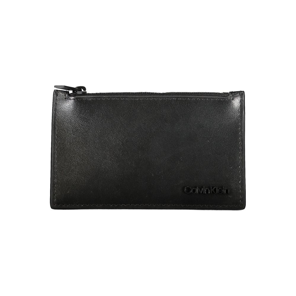 Black Leather Men Wallet