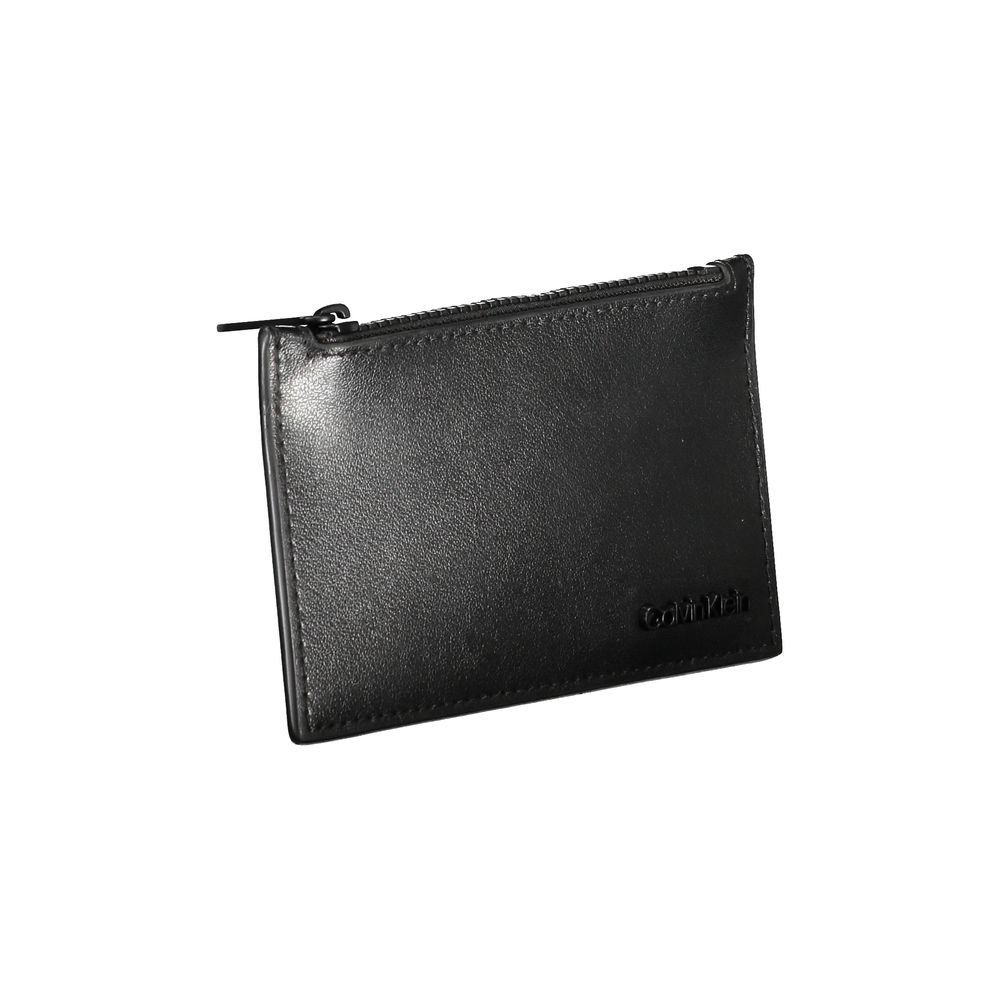 Black Leather Men Wallet