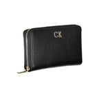 Black Polyester Women Wallet