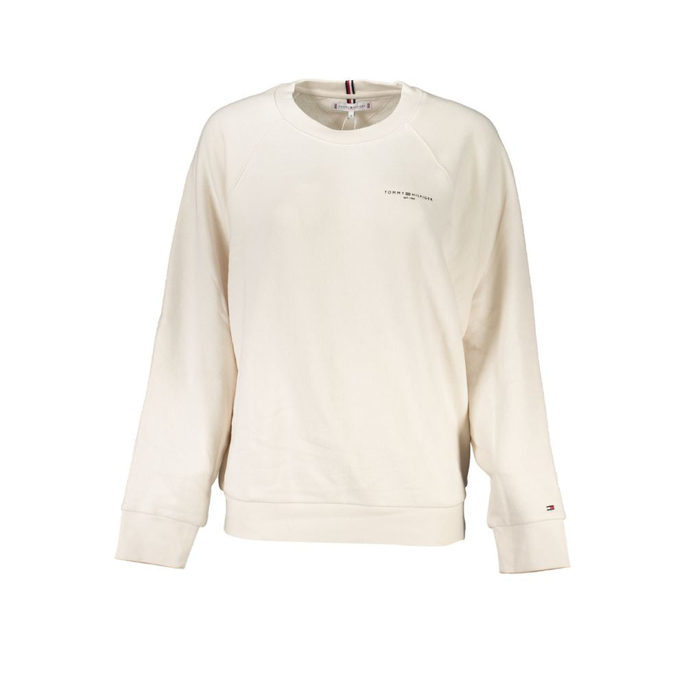 Beige Cotton Women's Sweatshirt