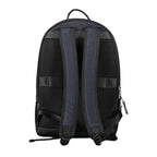 Blue Polyester Men Backpack
