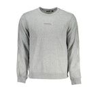 Grigio Polyester Men Sweatshirt